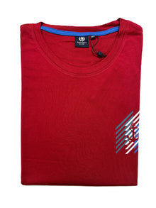 T- Shirt Girocollo Mezza Manica Taglie Forti in Cotone con Stampa Ascot 15705-580