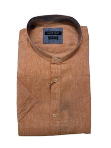 Camicia Mezza Manica Collo Coreana Ascot Taglie Forti 15762-558 Col 11