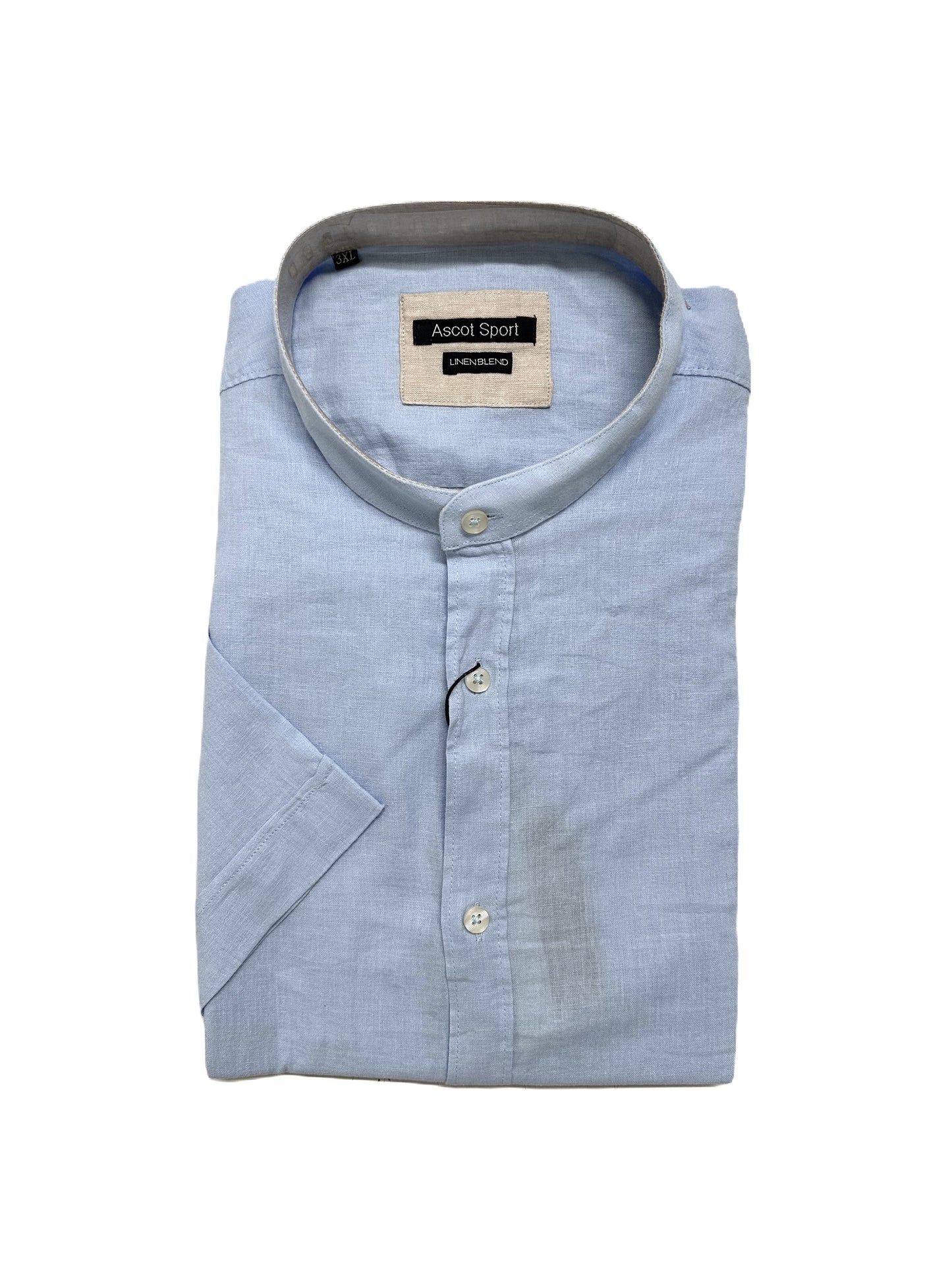 Camicia Mezza Manica Collo Coreana Ascot 62-258 Col 57