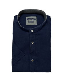 Camicia Mezza Manica Collo Coreana Ascot Taglie Forti 15762-558 Col60