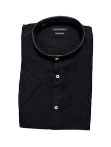 Camicia Mezza Manica Collo Coreana Ascot Taglie Forti 15762-558 Col 92