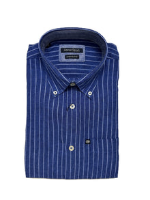 Camicia Manica Lunga in misto lino Ascot 15764-209S Col 27