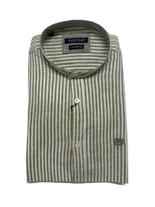 Langarmhemd aus Leinenmischung mit Stehkragen Ascot 15764-218S Farbe 21