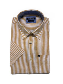 Camicia Mezza Manica in Misto Lino Ascot 15764-259S Colore 22