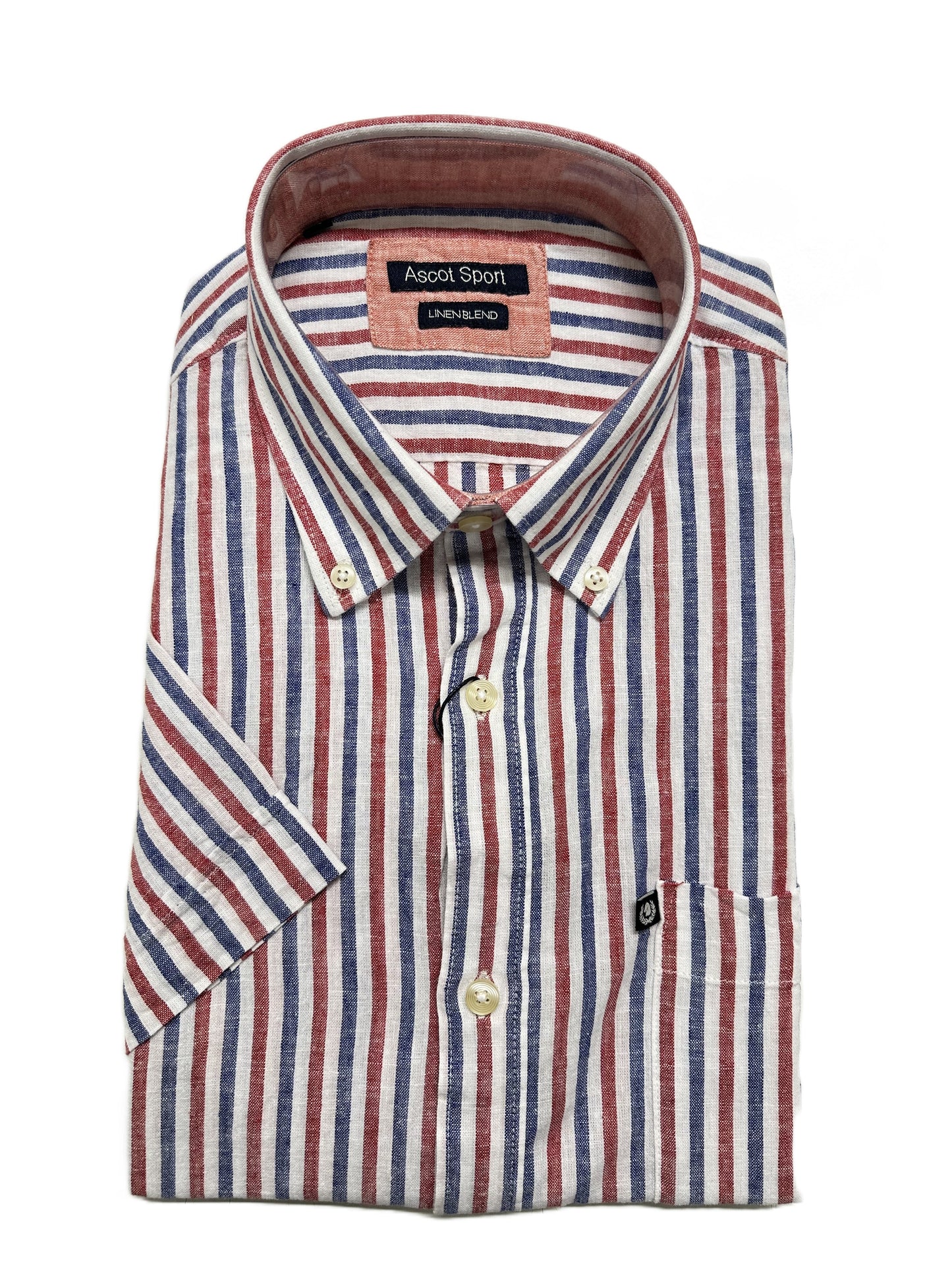 Camicia Mezza Manica in Misto Lino Ascot 15764-259S Colore 31