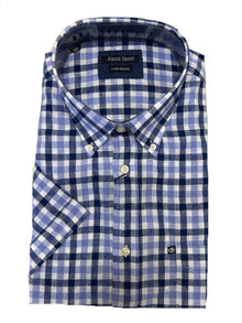 Camicia Mezza Manica in Misto Lino Ascot 15764-259S Colore 09