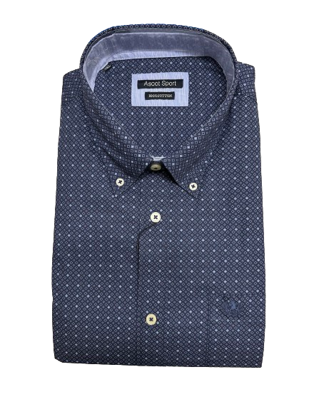 Camicia Manica Lunga Ascot Taglie Forti 15769-512 Col15