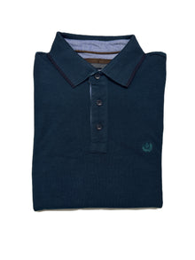 Polo Manica Lunga in Caldo Piquet Ascot 13-305 Petrolio 09