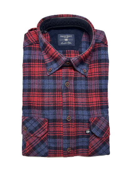 Camicia Flanella Camicia Cotone Pesante Camicia In Flanella