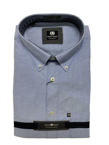 Camicia Manica Lunga Oxford Ascot Taglie Forti 48-509 Col02