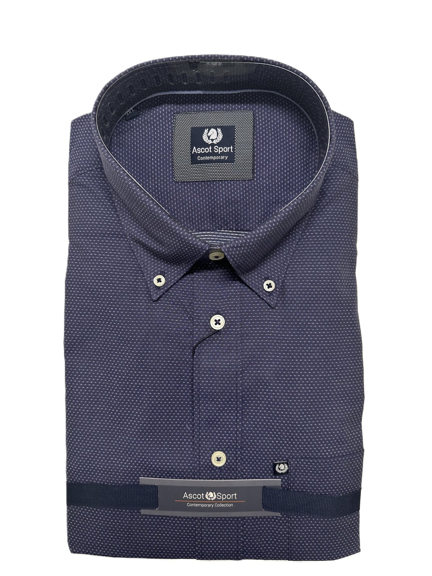 Camicia Manica Lunga Ascot Taglie Forti 15858-509 col 13