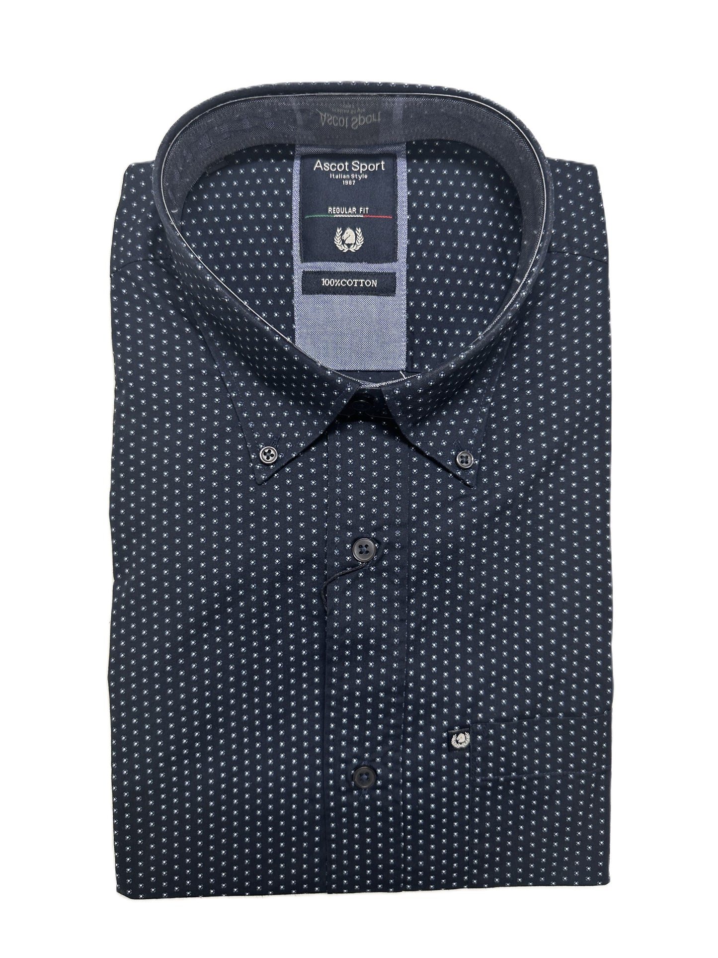Camicia Manica Lunga Ascot Taglie Forti 15869-509 Col06