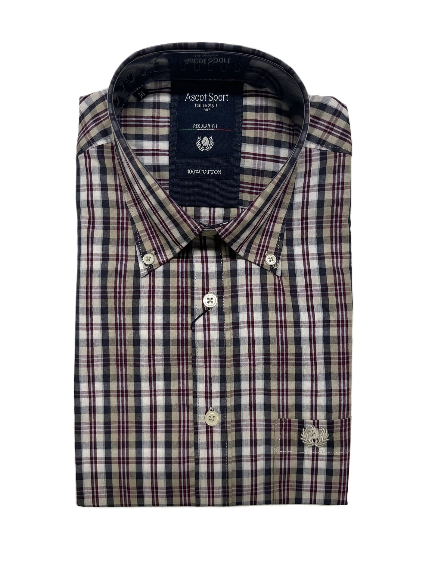 Camicia Manica Lunga Ascot 15873-212 Colore 61