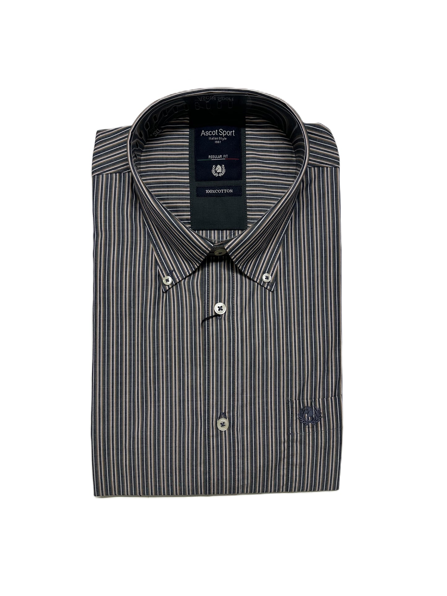 Camicia Manica Lunga Ascot Taglie Forti 15873-512 Col 51