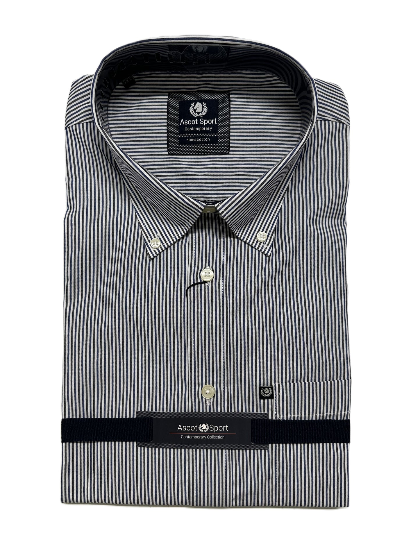 Camicia Manica Lunga Ascot Taglie Forti 15873-504 Col 20