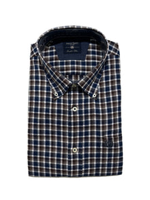 Camicia Manica Lunga Ascot Taglie Forti in Flanella 15884-512 Col29
