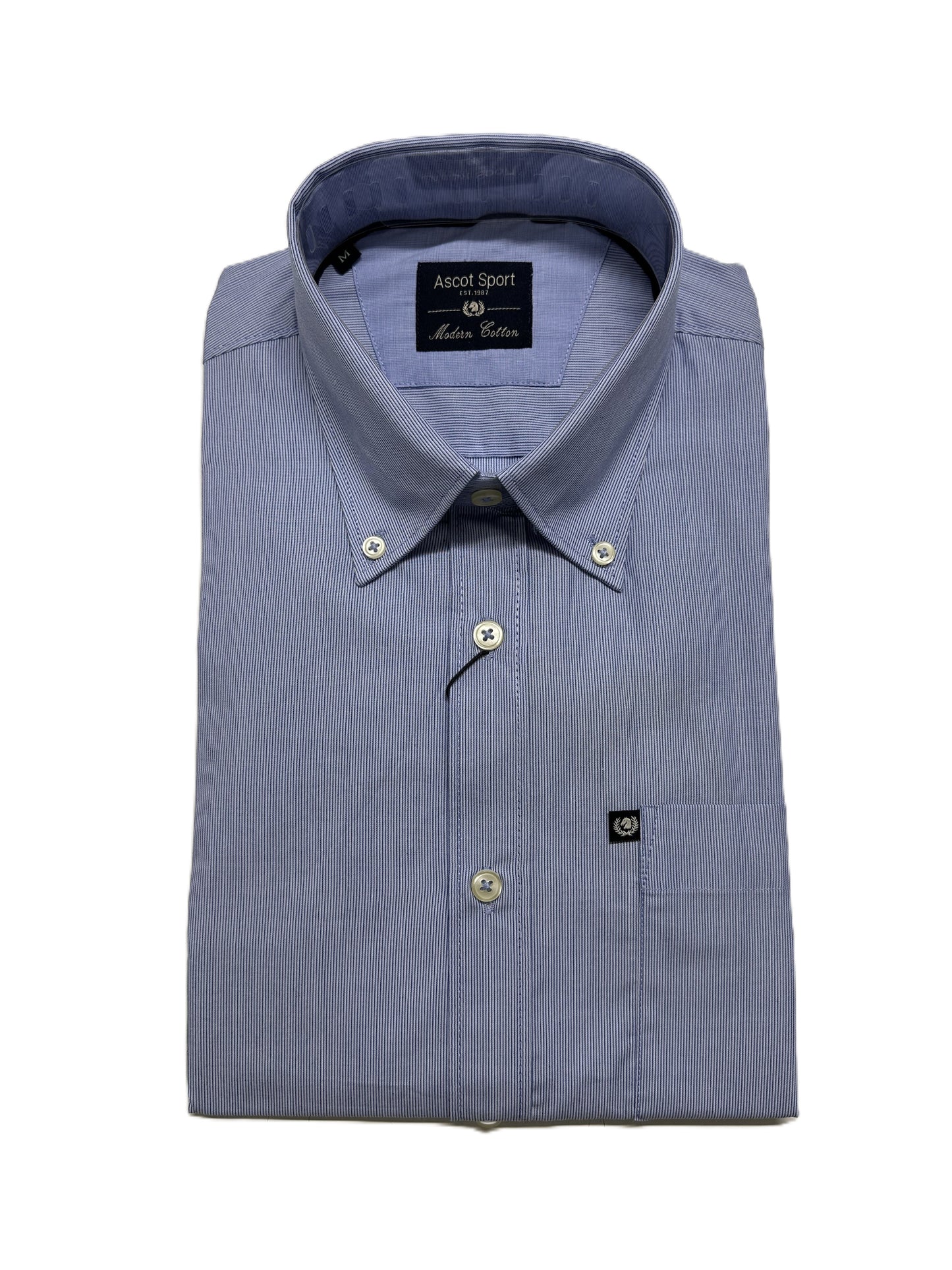 Camicia Manica Lunga Ascot Taglie Forti 15973-504 Col80