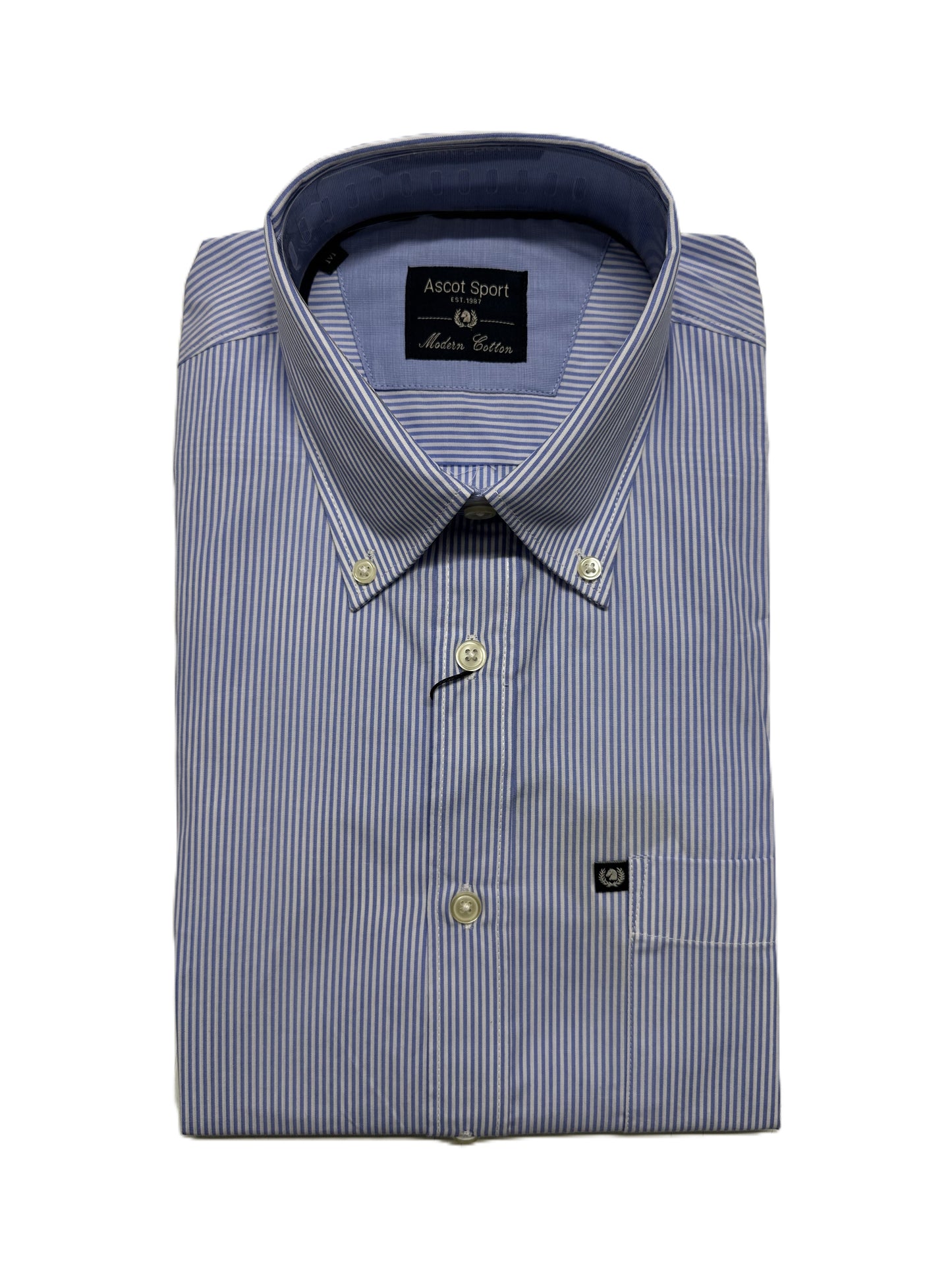 Camicia Manica Lunga Ascot Taglie Forti 15973-504 Col82