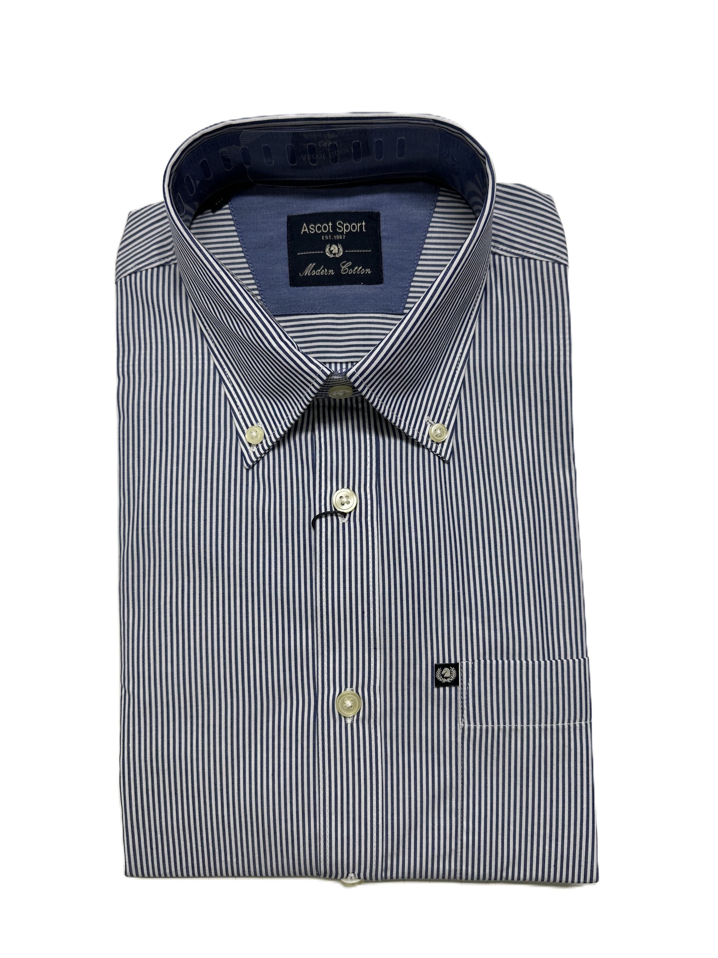 Camicia Manica Lunga Ascot Taglie Forti 15973-504 Col84