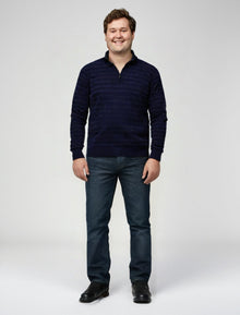 Maglia Mezza Zip  Re del Mare Taglie Forti 22.5649X