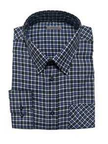 Camicia Fassa Manica Lunga Sea Barrier Flanella Leggera Taglie Forti Colore 271