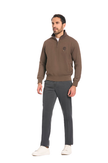 Felpa Mezza Zip 34F9306 Be Board - Blocco94