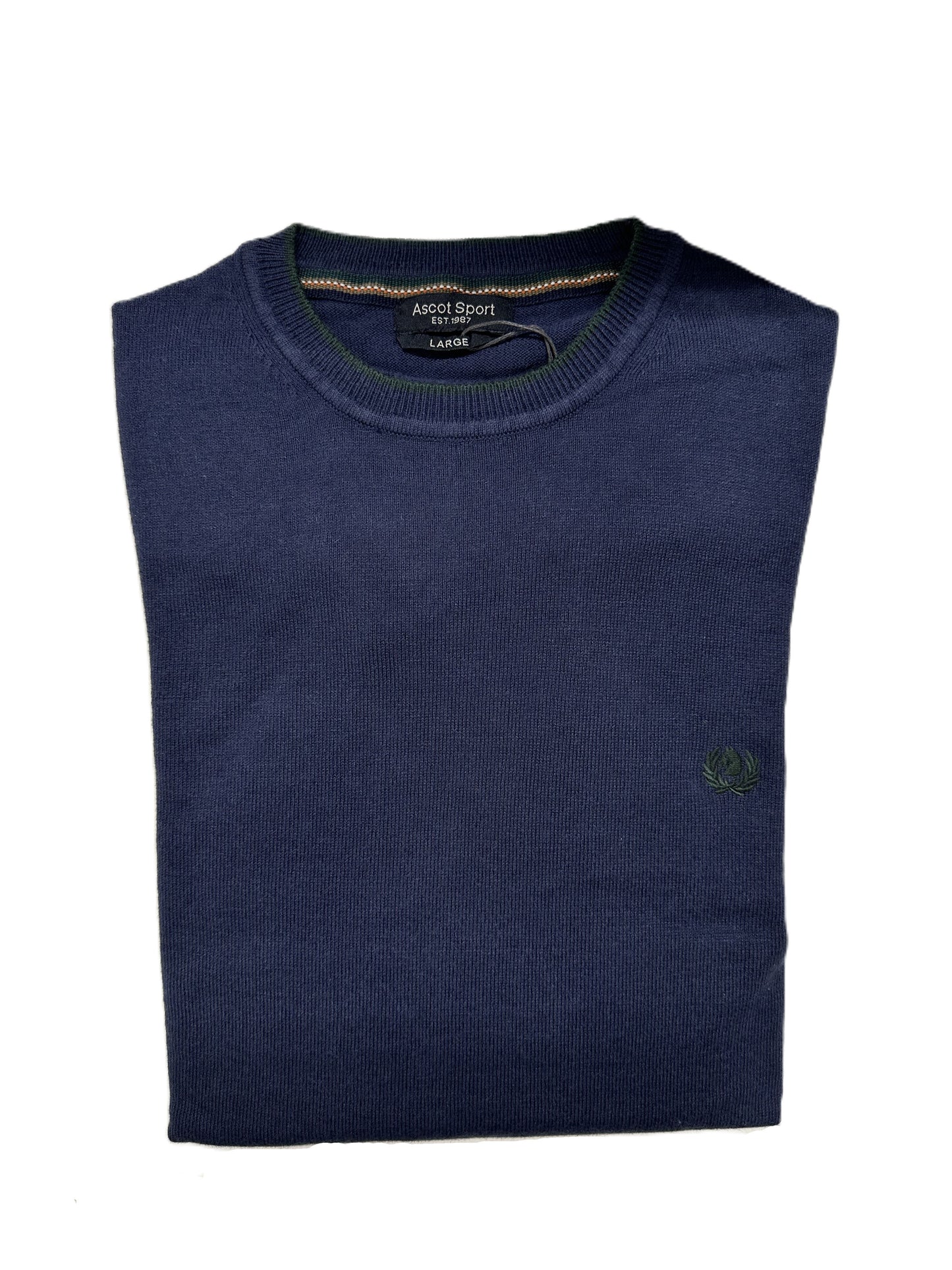 Girocollo Manica Lunga Cotone Taglie Forti Ascot 68-573