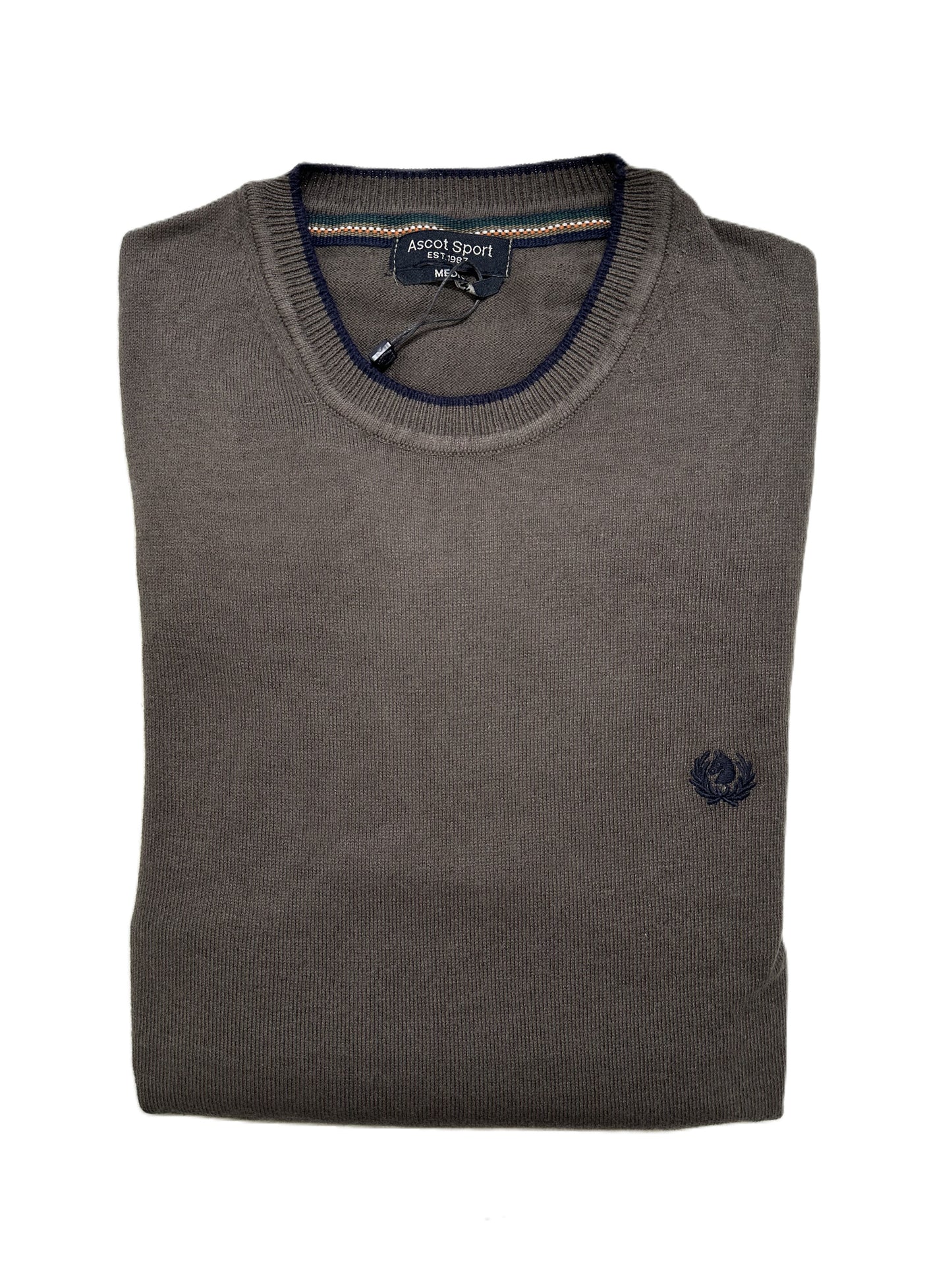 Girocollo Manica Lunga Cotone Taglie Forti Ascot 68-573