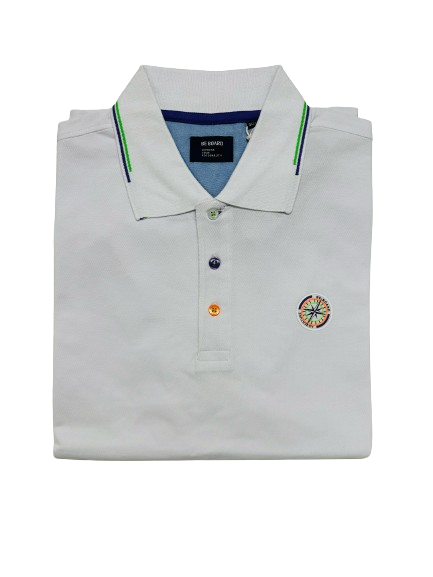 Polo Mezza Manica 42L9607C Be Board Taglie Forti