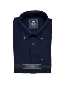 Camicia Manica Lunga Oxford Ascot Taglie Forti 48-509 Col04