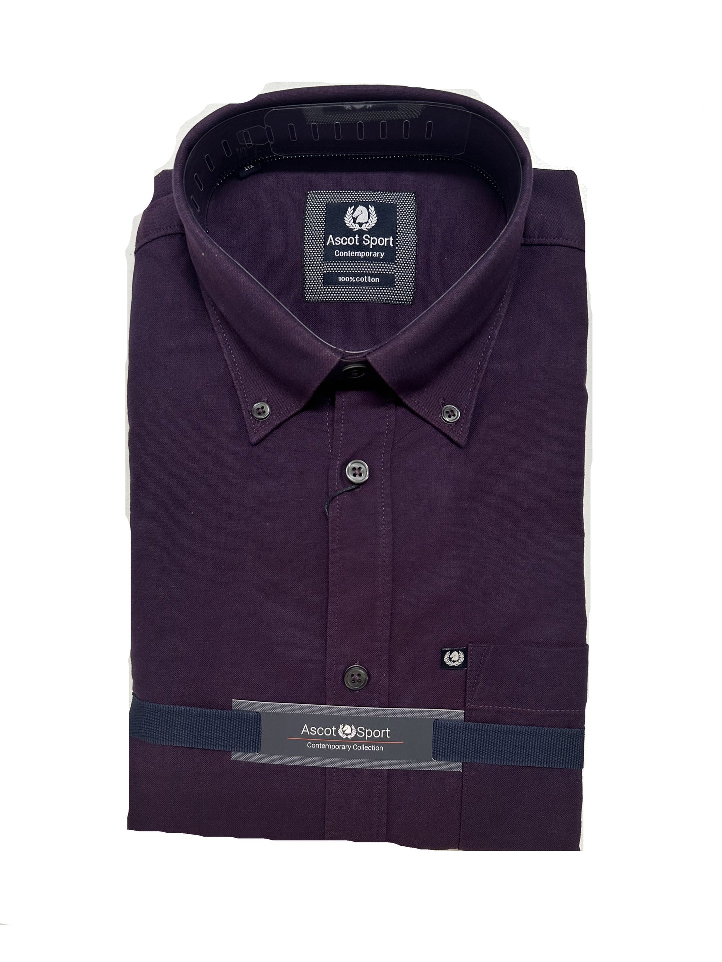 Camicia Manica Lunga Oxford Ascot 48-209 Col07