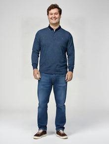 Polo Be Board Manica Lunga 61M9205C Taglie Forti