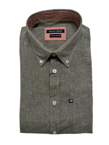 Camicia Manica Lunga in misto lino Ascot 62-209 Colore 06