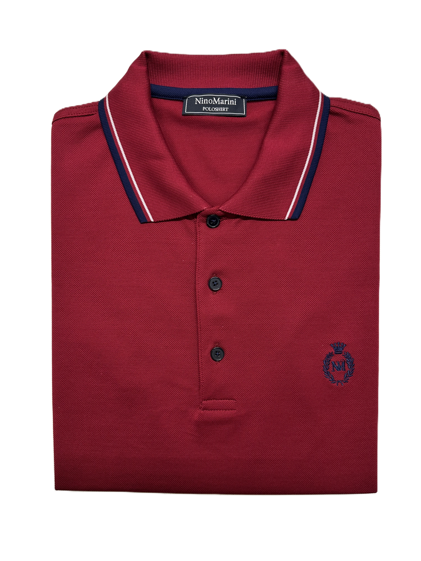 Polo Mezza Manica in Piquet di Filo di Scozia Nino Marini Taglie Forti XINIB62301
