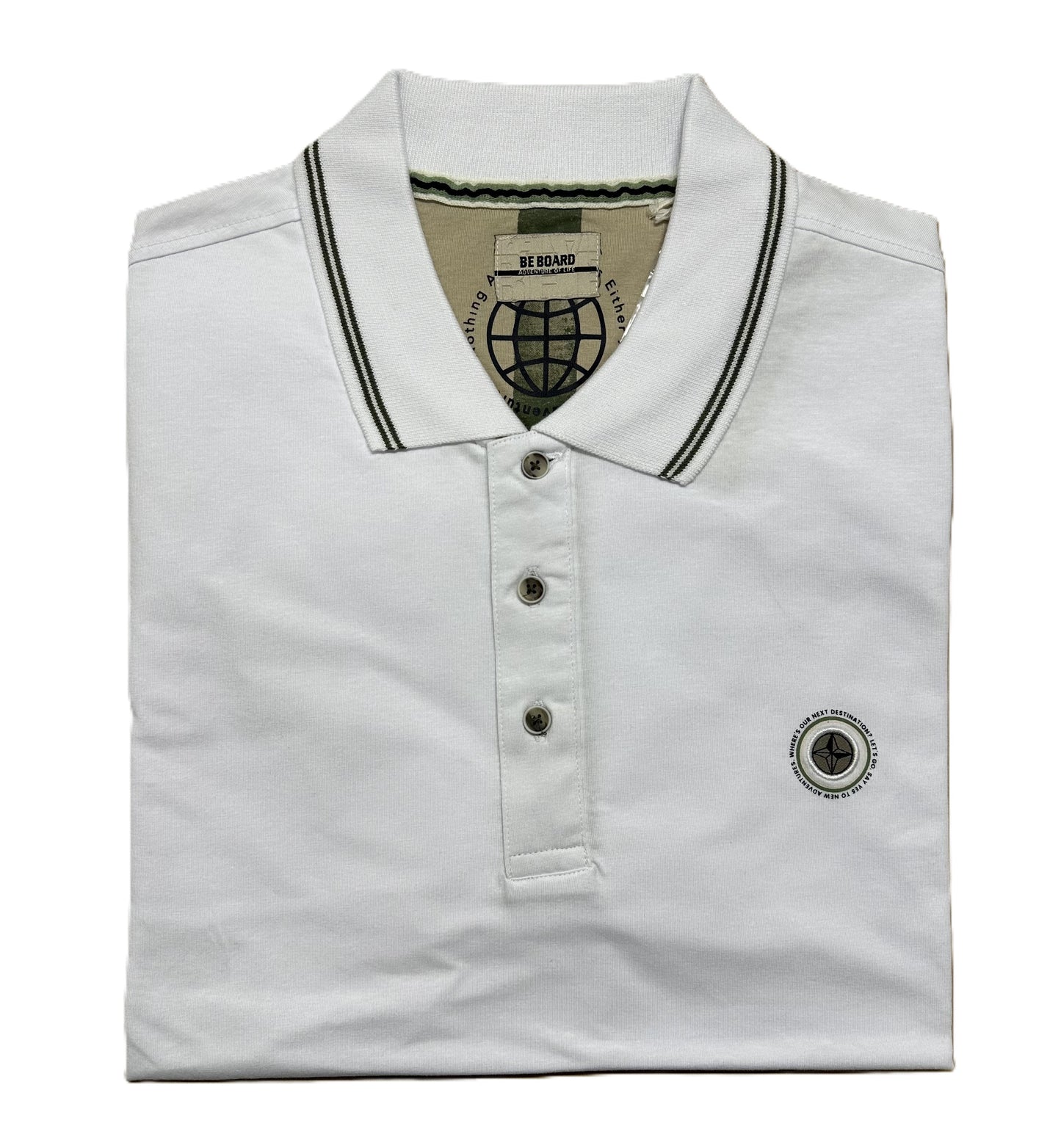 Polo Mezza Manica 62L9628C Be Board Taglie Forti