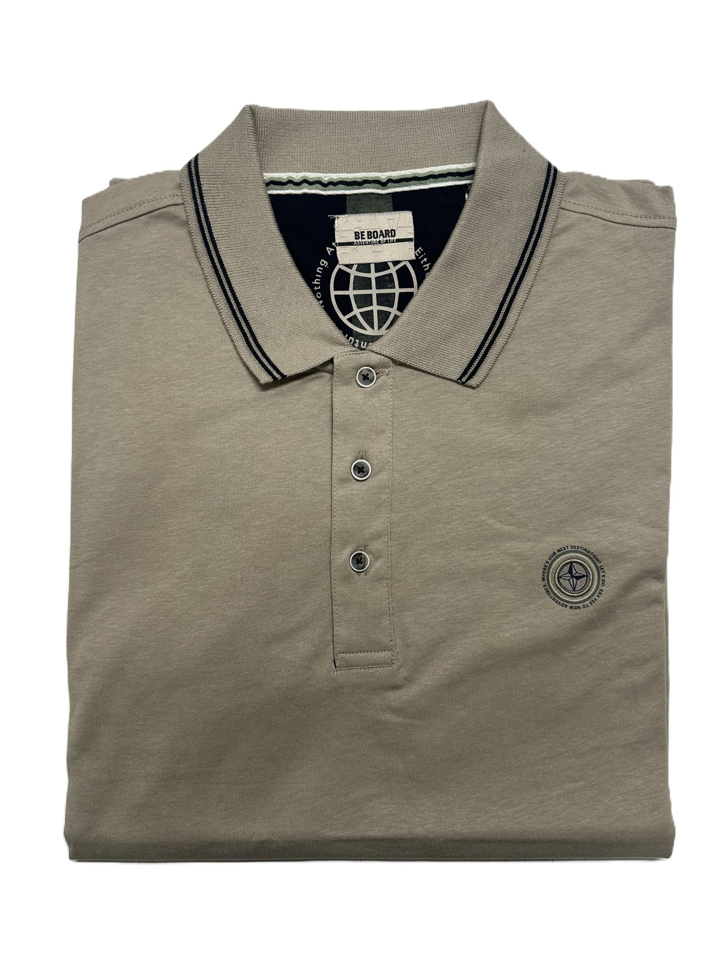 Polo Mezza Manica 62L9628C Be Board Taglie Forti