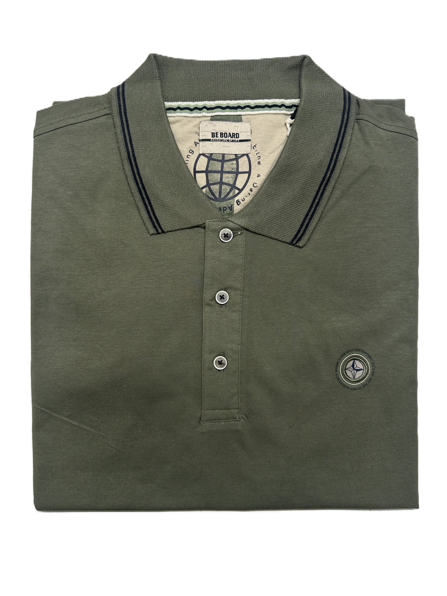 Polo Mezza Manica 62L9628C Be Board Taglie Forti