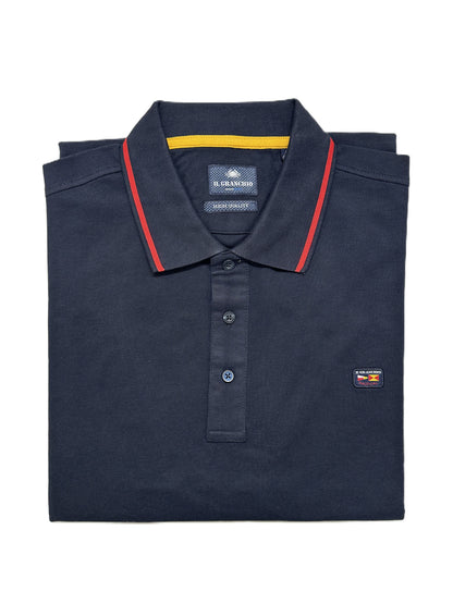 Polo Mezza Manica 62LGR52C Il Granchio Taglie Forti