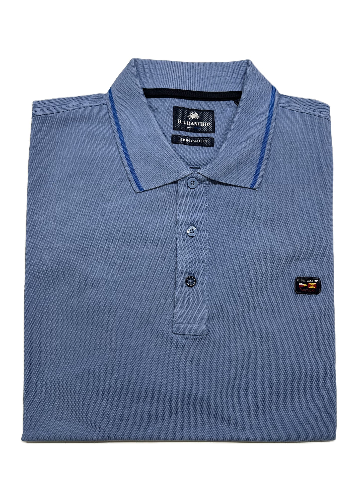 Polo Mezza Manica 62LGR52C Il Granchio Taglie Forti