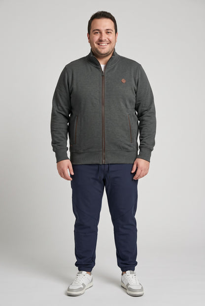 Sweatshirt Halb-Zip 54F9304C Große Größen Be Board