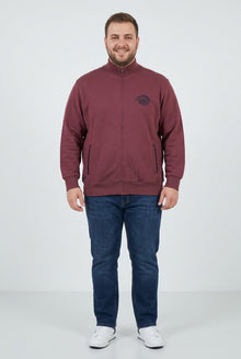 Felpa Mezza Zip 64F9307C Taglie Forti Be Board