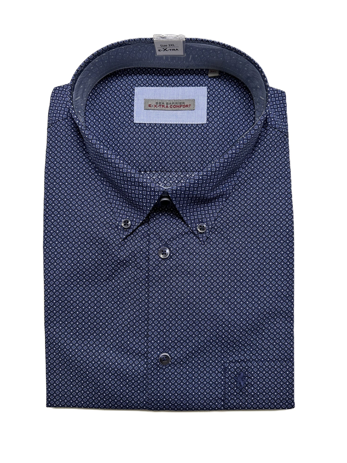 Camicia Mezza Manica Rettore Sea Barrier Taglie Forti