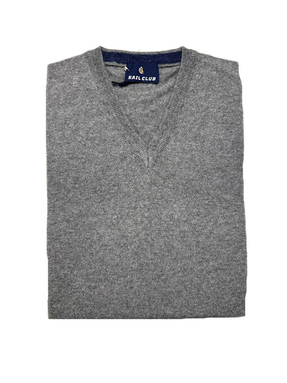 Maglia Scollo a V U7201 Misto Cashmere Vele dei Mari