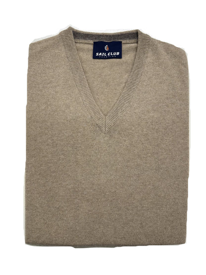 Maglia Scollo a V U7201 Misto Cashmere Vele dei Mari