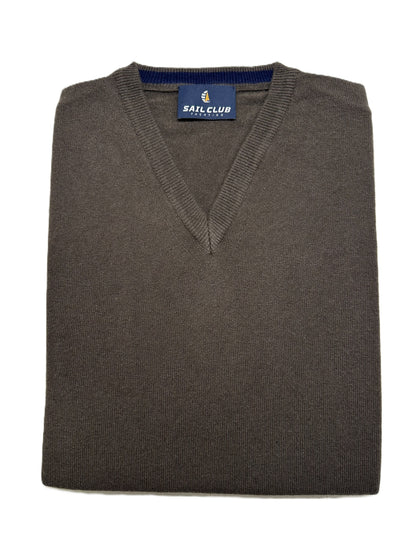 Maglia Scollo a V U7201 Misto Cashmere Vele dei Mari
