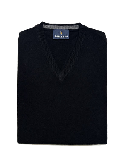 Maglia Scollo a V U7201 Misto Cashmere Vele dei Mari