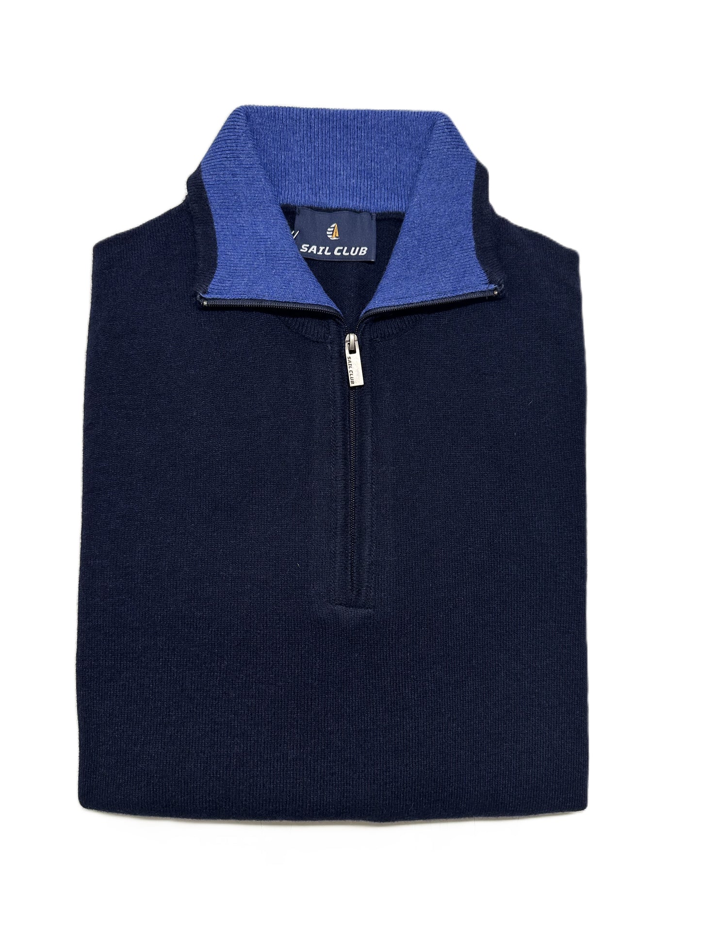Maglia Mezza Zip U7203 Misto Cashmere Vele dei Mari