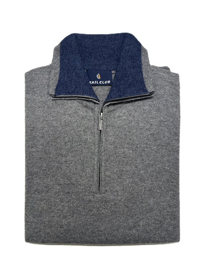 Herren Pullover mit Troyerkragen U7203 Kaschmirmischung Vele dei Mari