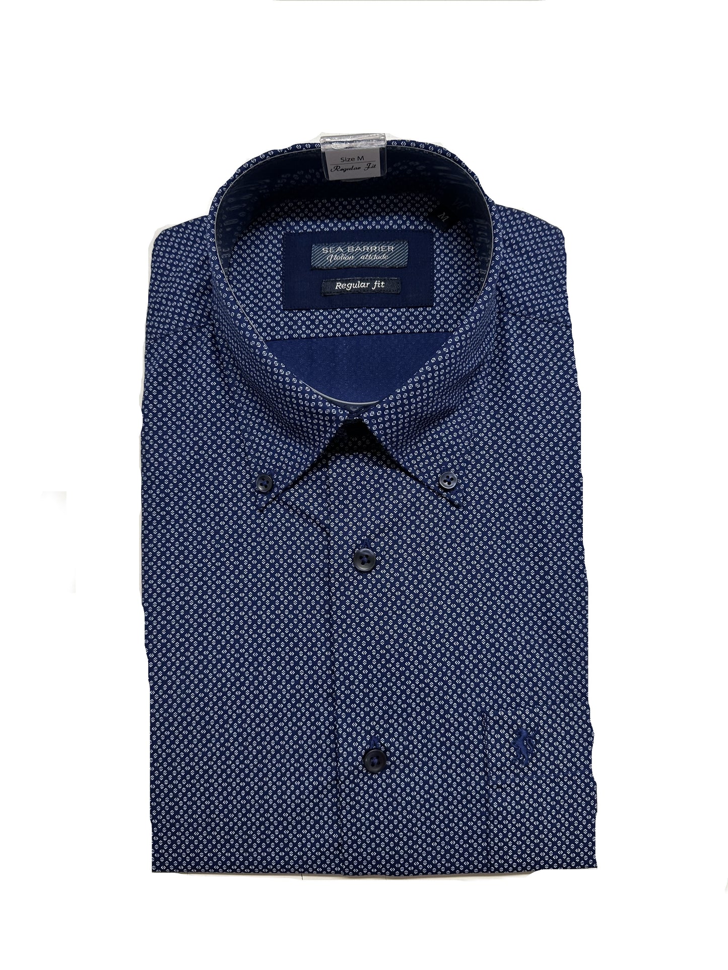 Camicia Mezza Manica Rettore Sea Barrier Taglie Forti col 738