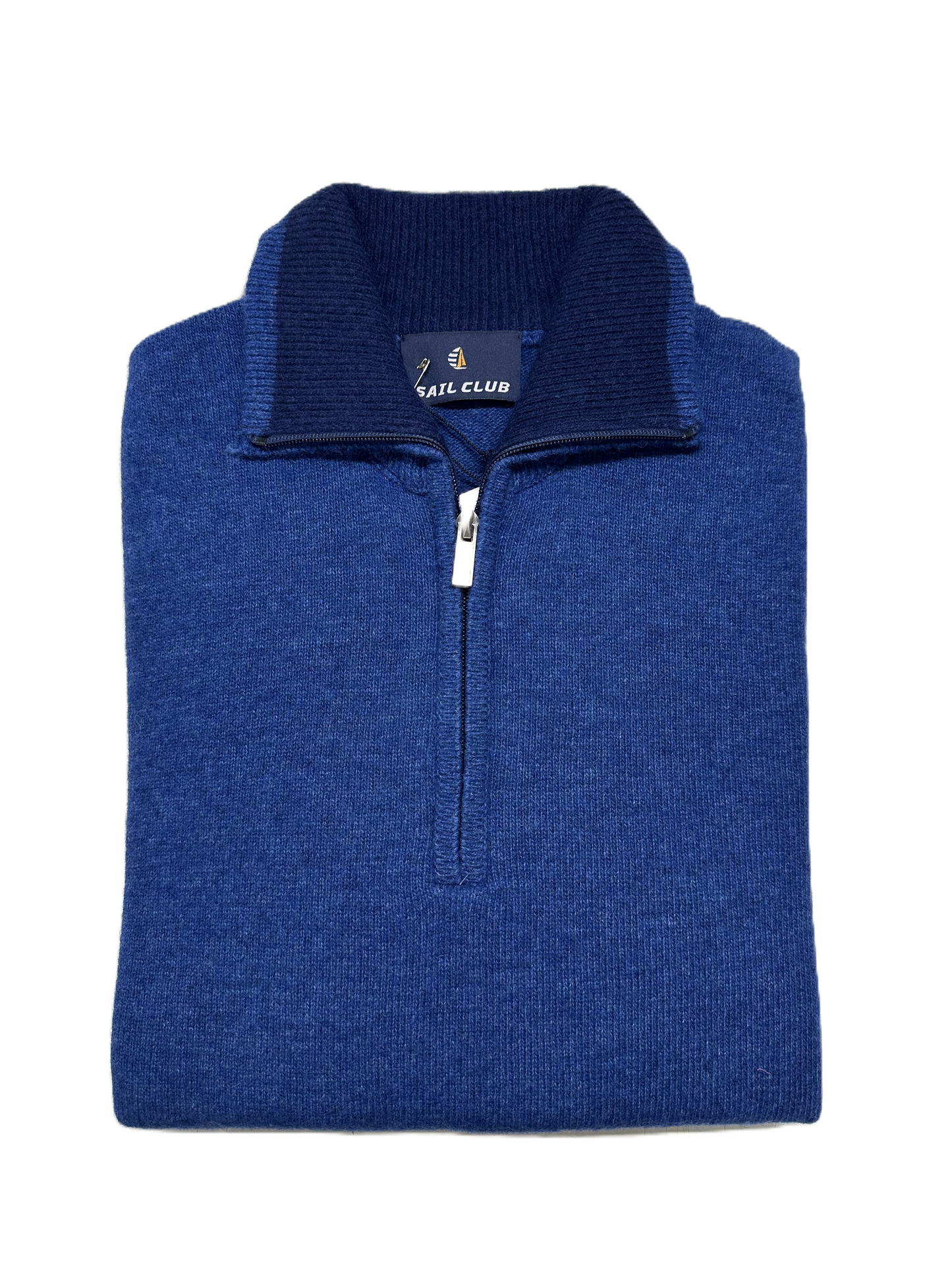 Maglia U7503 OVER Mezza Zip Mela Verde Taglie Forti